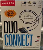Adaptec Duo Connect PCI Card - 3 USB 2.0 Ports & 2 FireWire 400 Ports - New