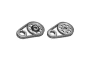 Rollmaster Double Row Timing Chain Set Nitrided With Torrington Bearing Suit SB for Ford 302-351W Pre-EFI & Dart Windsor Block