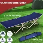 Camping Portable Stretcher Single Foldable Folding Bed Mattress Recliner Mat NM