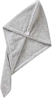 Beaupretty Environmental Charcoal Hair Drying Cap Quick Drying Super Absorbent Towel Wrap for Men Women Lightweight Portable Hair Accessories