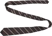 [Minkissy] School Uniform Tie Boys Striped Pre-tied Necktie for Men Classic Style Comfortable Polyester