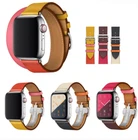 Leather Watch Band Wrist Strap For Apple Watch Series 8 41mm 45mm S8 8th Gen