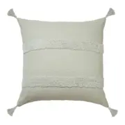 Accessorize Indra Grey 45x45cm Tassel Cushion