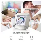 Digital LCD Thermometer Hygrometer Humidity Meter Room Indoor Temperature Clock~
