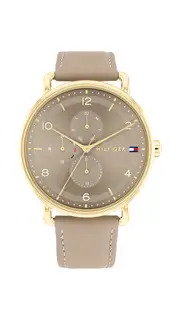 Tommy Hilfiger Lily Beige Leather Beige Dial Ladies Watch 1782661