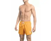 Bikkembergs Orange Polyester Men Swim Short