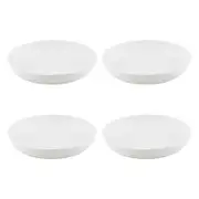 Ladelle Flinders Set of 4 Small Shallow Bowls - White