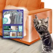 Anti Cat Scratch Furniture Protector, 16 Pack Single Side Couch Protector wit...