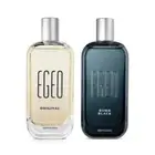 Kit Egeo Original + Bomb Black - Cologne for Men - O Boticario - 2x90ml 3 fl oz