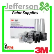 3M 26000 Series 2.0 PPS Spray Cup System Kit 650ml 200 Micron 50 Lids & Liners