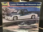 Revell Custom Silverado and Waverider Boat 1:25 Scale Junk Yard Lot. Box Damage