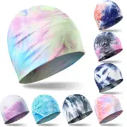 Winter Thermal Fashion Running Beanie Cap Windproof Ski Warmer Elastic Print Cap