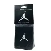 Nike Jumpman 2 Tone Wristband Red Black with White Jumpman Logo OSFM