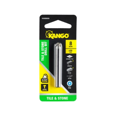 Kango 8mm Natural Stone And Tile Drill Bit , Suitable for wet or dry drilling .