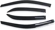 QVQOCUKS Car Side Window Visor Compatible for Toyota Corolla 2007-2013 Sun Rain Guard Shield Deflectors Weather Shield Accessories
