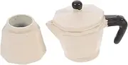 ERINGOGO Dollhouse Miniature Pot Lifelike Coffee for Doll House Kitchen Detailed Miniature Tea Set Accessory Sturdy Alloy Construction