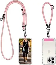 Prime Comfort Phone Lanyard Crossbody and Wrist Lanyard, iPhone Lanyards for Around the Neck, Phone Strap and Wrist Strap