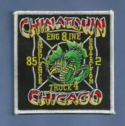 CHICAGO ENGINE 8 TRUCK 4 FIRE COMPANY PATCH CHINATOWN