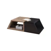 Modern Furniture FRANCO Coffee Table 140 cm - Warm Oak & Black