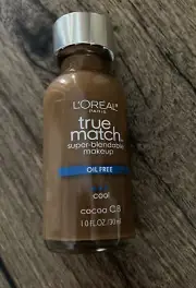 L'Oreal True Match Super-Blendable Foundation Oil Free- C8 Cocoa - NEW