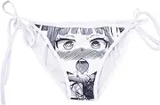 [YOMORIO] Women's Panties Funy Face Tie Side Underwear Sexy Thong Briefs
