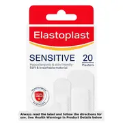Elastoplast Sensitive Hypoallergenic Strips Assorted 20 Pack