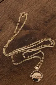 Spinning Disc Non Oui Necklace--ADO-ANC-0396