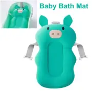 Newborn Baby Bath Tub Pad Air Cushion Safety Floating Mat Seat Soft Supports
