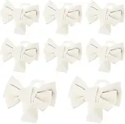 Bow Car Hooks for Purses and Bags Cute, 8 Pcs Bow Car Seat Headrest Hook Plastic Bowknot Car Seat Back Hook Elegant Car Purse Hook Cute Bow Shape Hook Car Headrest Bag Hanger Automotive Seat Hook