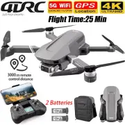 4DRC F4 PRO GPS 5G Wifi RC Drone 2-Axis Gimbal 4K HD Camera Quadcopter 2 Battery