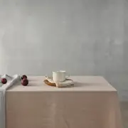 Dusk - 100% French Flax Linen Tablecloth, Med - 140cm x 240cm / Dusk
