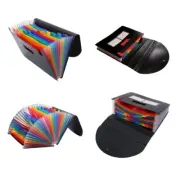 Expanding File Folder File Organiser File Folder, Easy to Carry High Capacity