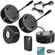Kessil WiFi QUAD REEF BUNDLE 4 A360X Tuna Blue 3 K-Link Cables 1 WiFi Dongle