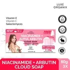 LUXE ORGANIX Niacinamide + Alpha Arbutin Cloud Soap 3 x 80g