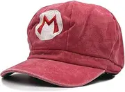 [IFHDO] Marrio Baseball Cap, Marrio Sun Protection Cap, Adjustable Baseball Cap, Snapback Sun Hat, Baseball Cap for Children, Personalised Sun Protection, Cotton Hat for 3-10 Years, Boys, red, 58-60