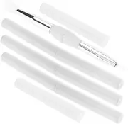 Baluue 4pcs Lip Brush Eye Shadow Brush Lip Applicator Lip Gloss Applicator Lip Balm Makeup Brushes Lip Smudge Brush Makeup Applicator Brush Eye Shadow Sticks Eye Shadow Brushes Cotton Tip