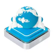 The Earth 3D Paper Sculpture Night Light with Memo Pad, Silver Base - Elegant Gi