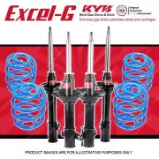 4x KYB EXCEL-G Shock Absorbers + Super Low Coil Springs for SUBARU Forester SF5 (for: Subaru)