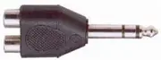 AMS 3960 6.3 Stereo Plug To 2 X Rca Female Was Pl6