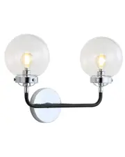 JONATHAN Y Designs Caleb 2-Light 18in Brass Wall Sconce