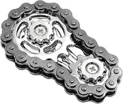 Gears Fidget Chain, Fidget Chain Toys, Assembly Fidget Spinner Ring Toy for Children Adults, Bicycle Chain Fidget Toy for EDC Novelty Stress Relief, Goodie Bag Stuffer Gift