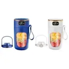 High Efficiency Motor Juicer with LED Digital Display Rechargeable Juice Blender