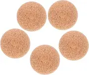Kisangel 5Pcs Wooden Foosball Balls Replaceable Cork Balls for Indoor Foosball Tables and Portable Accessories for Tabletop Games