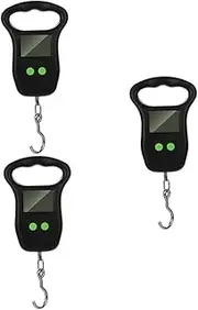 [SUPVOX] 2pcs Portable Scale Digital Luggage Scale Luggage Weight Scale with Hook Travel Luggage Scale Hanging Electric Scale Hand Scale Fruit Scale Suitcase Scale for Travel Luggage Scales