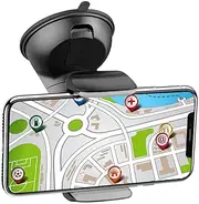 Car Phone Holder, Dashboard Phone Holder, Strong Suction Cup for Dashboard, Windshield, Universal Fit for Smartphones up to 7.5 inches, 360° Rotation, Easy Install