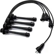 Muzhen Store Car 4 Wires Spark Plug Wire Compatible with Toyota Compatible with 4Runner T100 Compatible with Tacoma 1996 1997 1998 1999 2000 2001 Accessories Auto Replacement Parts