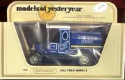 Matchbox 1912 Model T Models of Yesteryear Y-3 Express Dairy New Condition