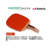 在飛比找樂天市場購物網優惠-【Butterfly 蝴蝶牌】日中號 桌球拍/正手拍