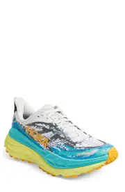 HOKA Stinson ATR 7 Running Shoe in White /Evening Primrose at Nordstrom, Size 11 White/Evening Primrose