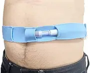 MHKGIOA PD Catheter Belt - Abdominal Dialysis Fixation Device for PEG Tube,G Tube & J Tube - Jejunostomy Stomach Tube Holder - G-Tube Tube,L